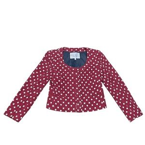 Rachel Roy red print jacket size 2